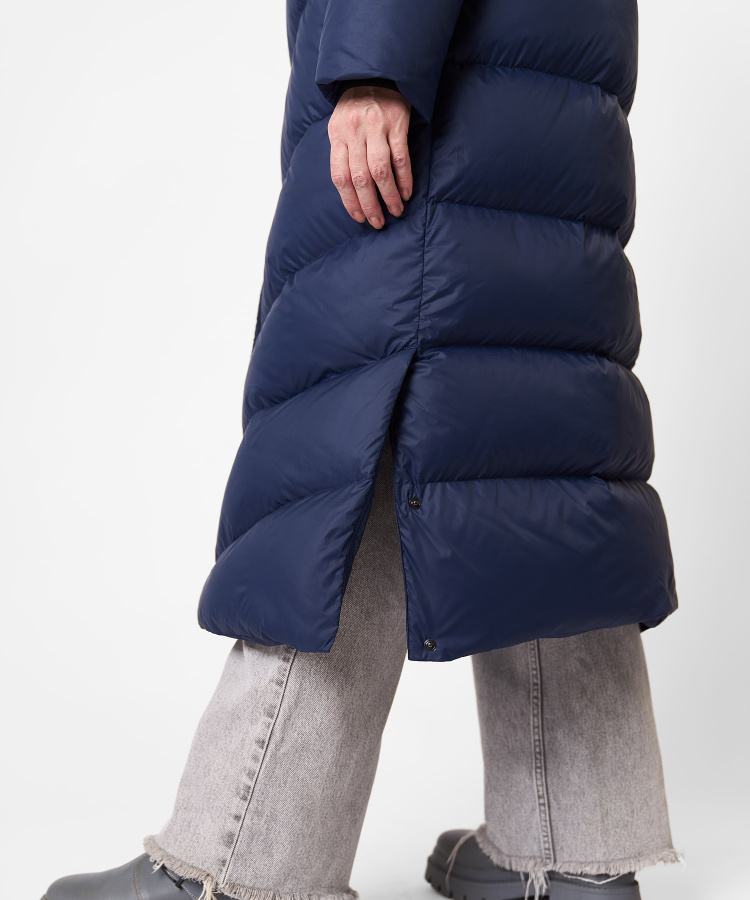 Пальто пуховое Astra Женское (S, 9100/т.синий, , , , , )