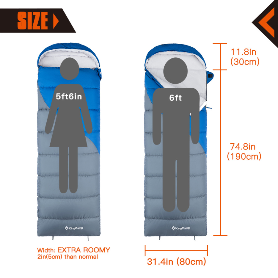 3212 VALLEY 250 -3С спальный мешок (синий, правый)