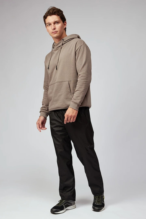 *Брюки ветрозащитный 23-21019 муж (46, 10 Черный, 176, , , , )