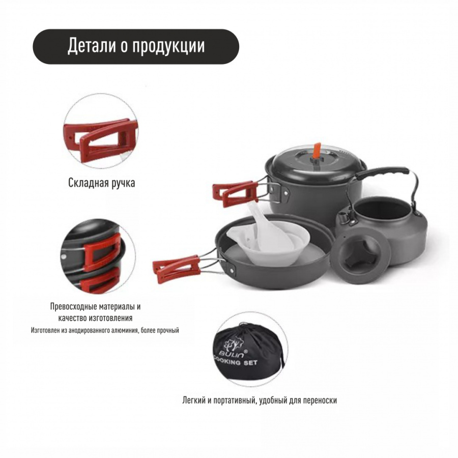 BULin bl200-c11 набор посуды на 2 чел.