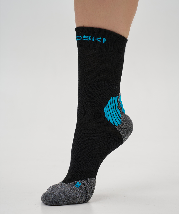 Носки Winter Run Black/Light Blue (42-45, BLACK/LIGHT BLUE, , , , , )