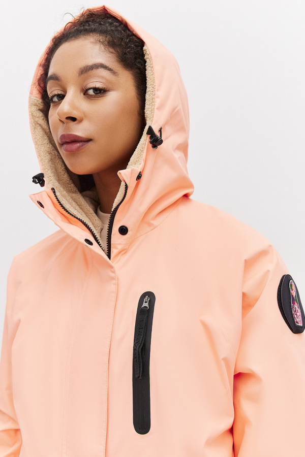 *Плащ 24-41929 жен. (52, 68 Персиковый, 176, , , , )