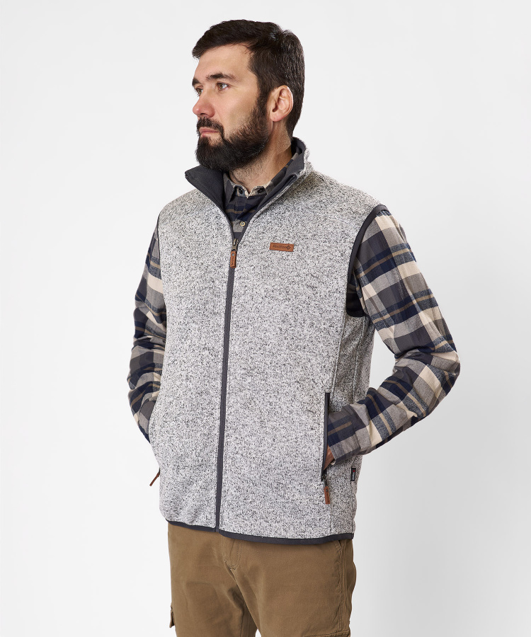 Жилет Tweed Мужской (S, 7000/св.серый, , , , , )