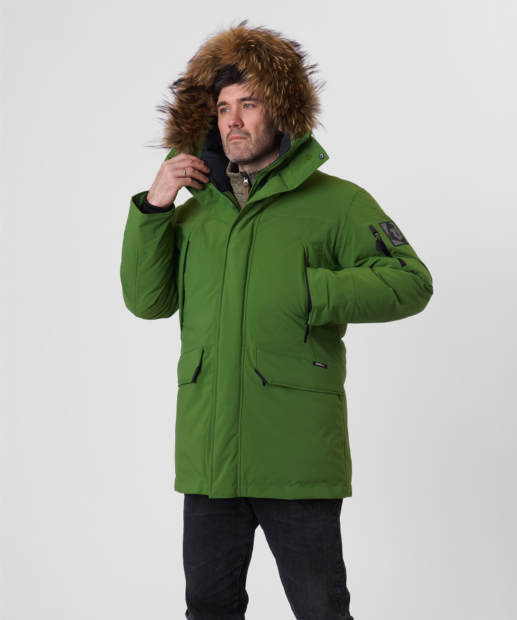 Куртка пуховая Kodiak D II Мужская (XXL, 6100/зеленый, , , , , )