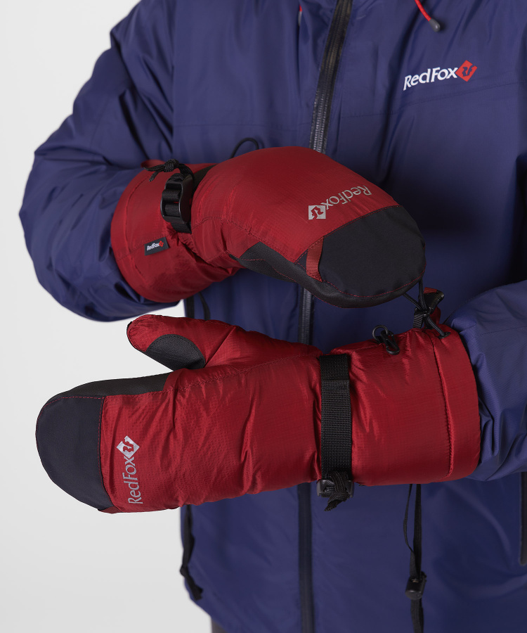 Рукавицы пуховые K2 Extreme II (XL, 1210/т.красный/черный, , , )