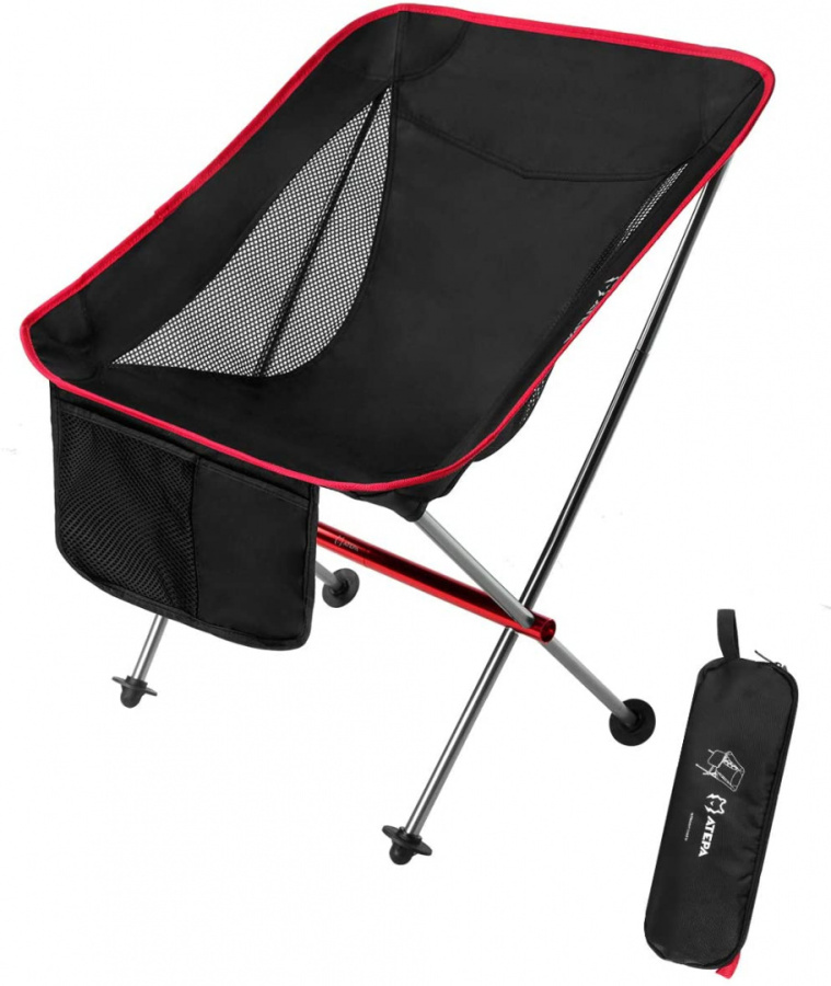 1902 ULTRALIGHT CHAIR M кресло скл. (черный)