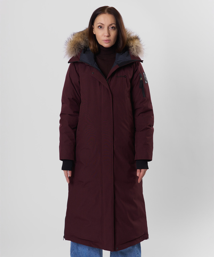 Пальто пуховое Aurora III DF Женское (XL, 0200/малиновый, , , , , )