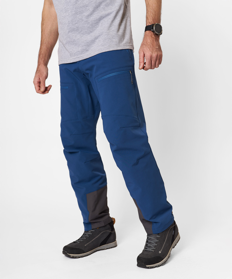 Брюки Yoho Softshell R Мужские (S, 8800/серо-синий, , , , ,)