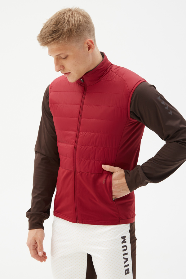 Жилет д/муж. "Комфорт 2.0" (XXL(56/188), Бордовый, , , , , )