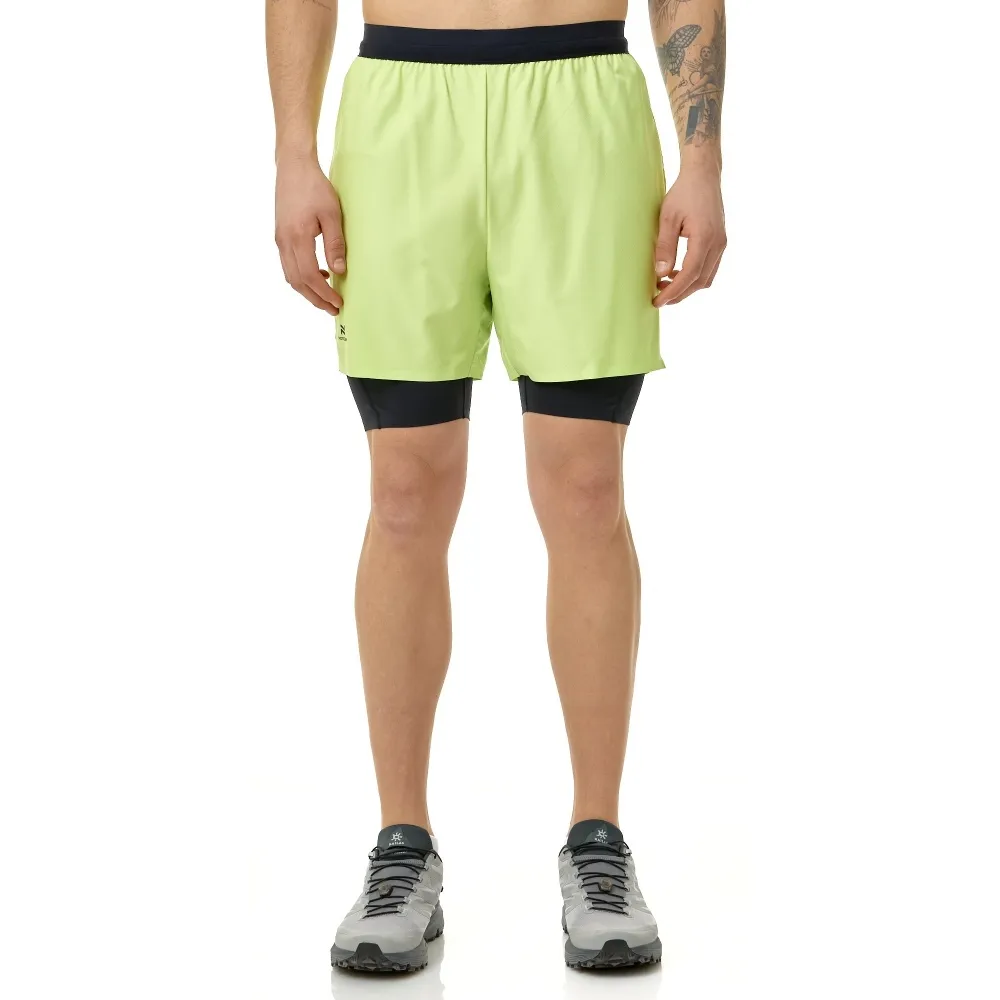 Шорты 2 в 1 Nordski Road Lime/Black