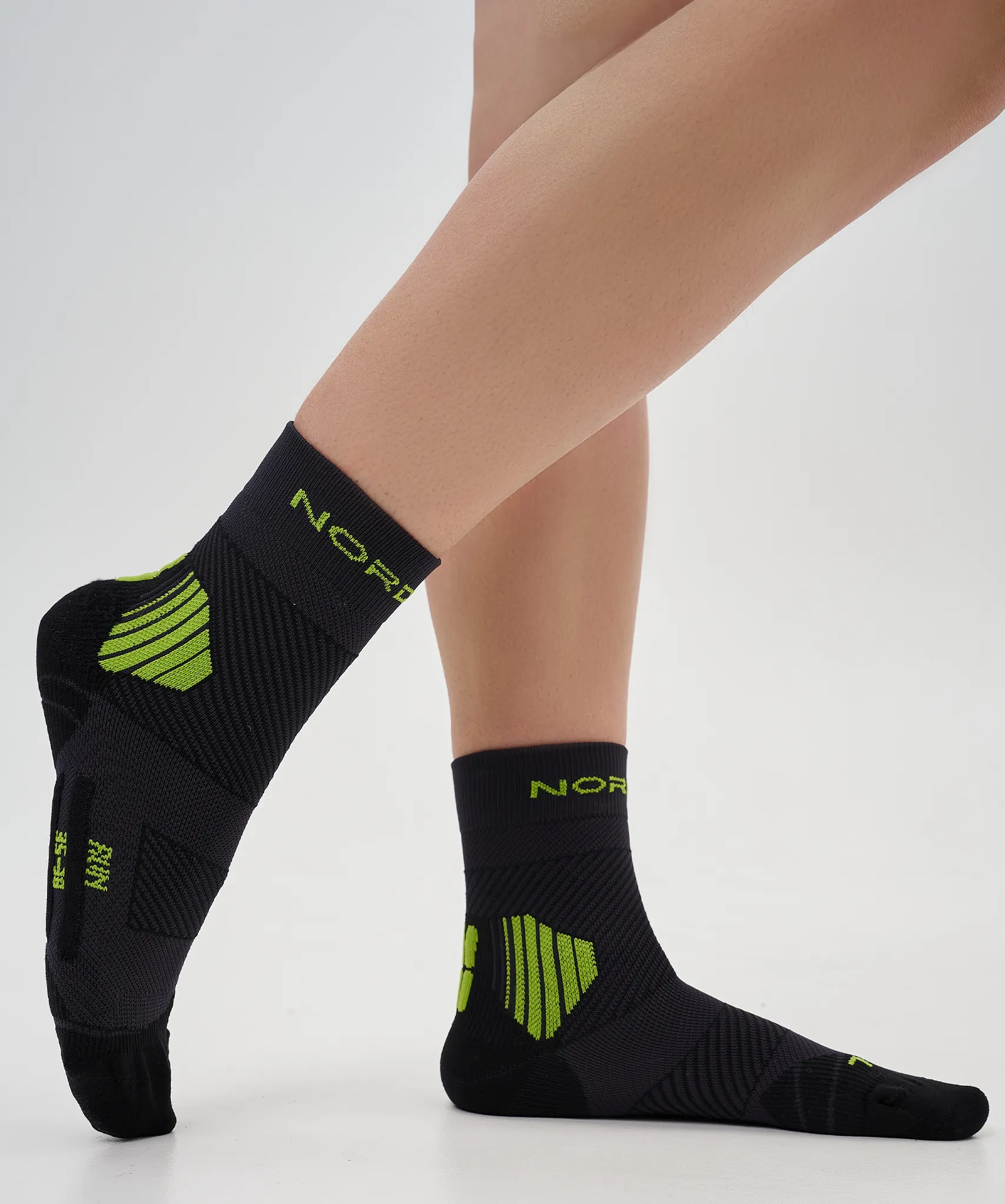 Носки Run All year Black/Lime