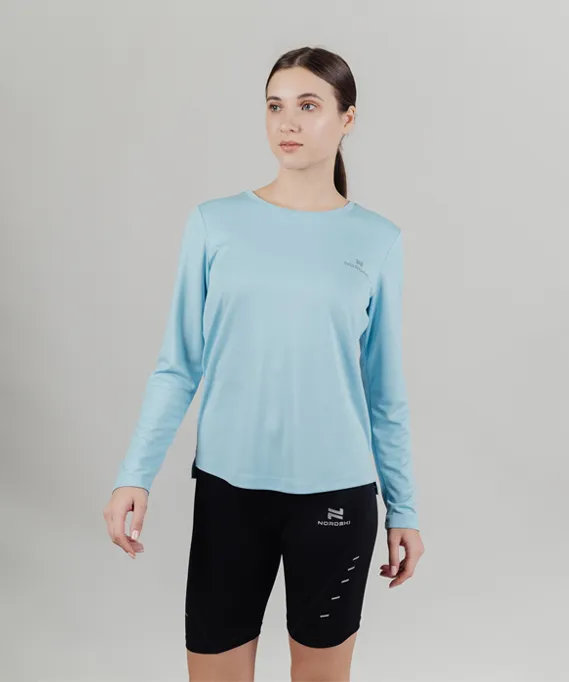 Футболка Nordski Run 2.0 Sky W с длинным рукавом
