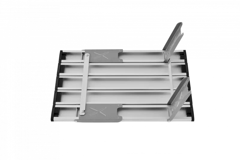 2401 MINI ALUNIUM TABLE S стол скл. алюм (серебристый)