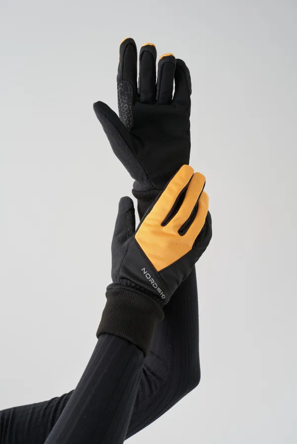 Перчатки Nordski Motion Black/Orange WS (10-L, Black/Orange, , , , , )