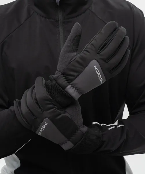 Перчатки Nordski Arctic Black/Grey (7-XS, Black/Grey, , , , , )
