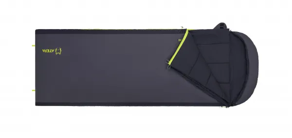 Atepa 2101 rocky 520l -4°с 230х90 спальный мешок (-4°c, черный/графитовый правый)