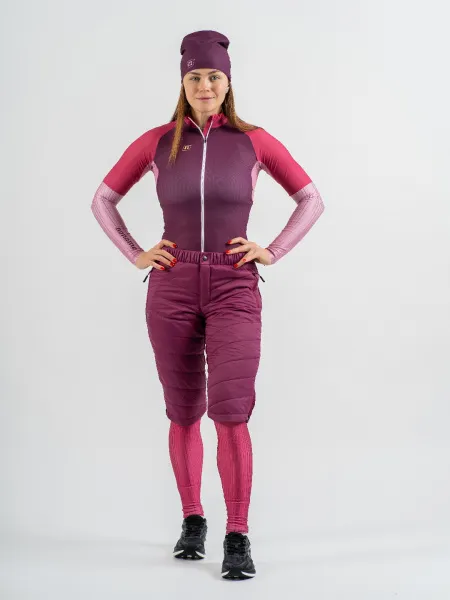 *Шорты NONAME SKI SHORTS 24 WOS WINE RED/DK RASBERRY (4-S, WINE RED/DK RASBERRY, , , , , )