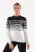 Термобелье футболка COZY FAIRISLE CREW NECK женская (L, 020 Black, , , , , )