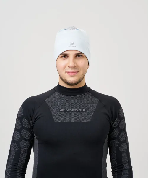 Тренировочная шапка Nordski Train Pearl Blue (One Size, Pearl Blue, , , , , )