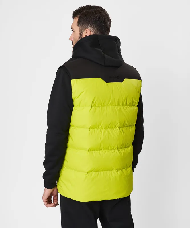 Жилет пуховый Nansen R Мужской (XL, 5210/lime/черный, , , , , )