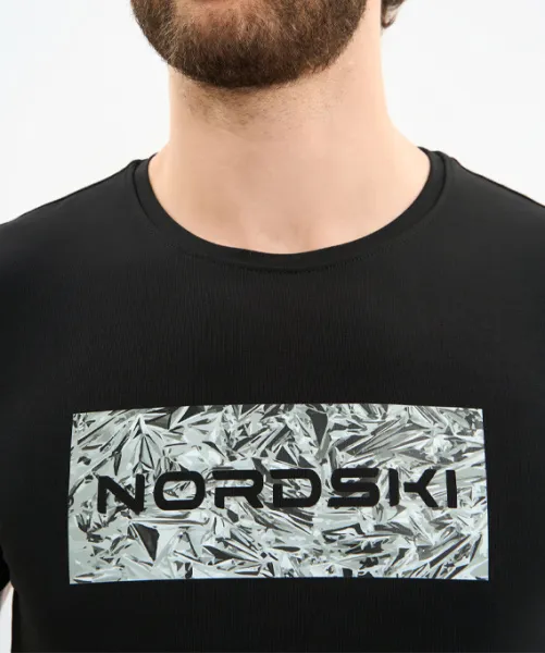 Футболка Nordski Simple Logo Black (46, Black, , , , , )