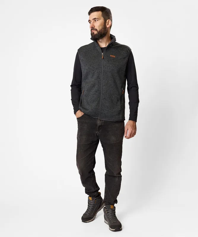 Жилет Tweed Мужской (S, 3000/т.серый, , , , , )