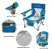 King Camp 2135 larch beech chair кресло скл. сталь (синий)