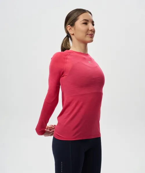 Футболка Nordski Pro Magenta W с длинным рукавом (36-XS, Magenta, , , )