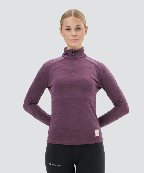 Лонгслив Nordski Impulse Plum W (38-S, Plum, , , , , )