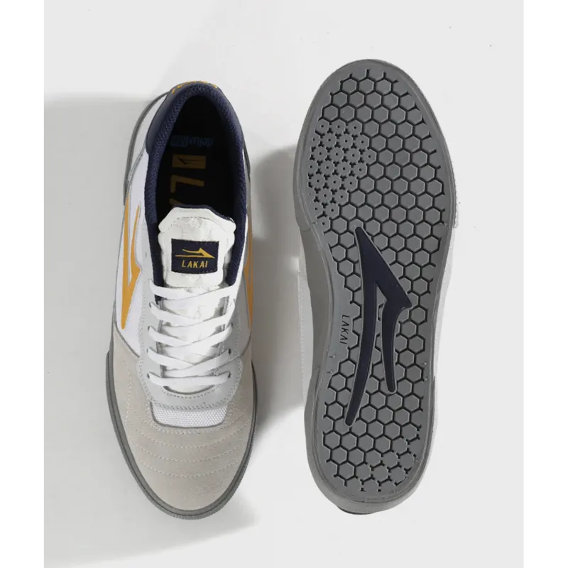 Кеды Lakai Cambridge (42, WHITE LEATHER/GREY, , , , , )