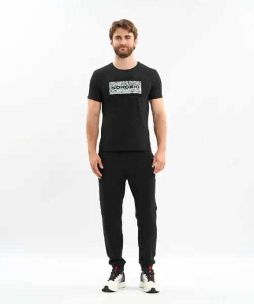 Футболка Nordski Simple Logo Black (46, Black, , , , , )