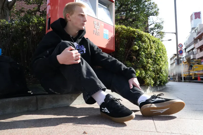 Кеды Lakai Cambridge (41, BLACK/GUM SUEDE, , , , , )