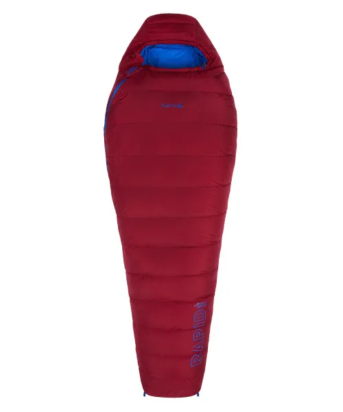 Спальный мешок пуховый Rapid -20C left (Long, 1282/т.красный/синий, , , , , )
