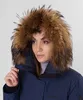 Пальто пуховое Aurora III DF Женское (L, 9900/черно-синий, , , , , )