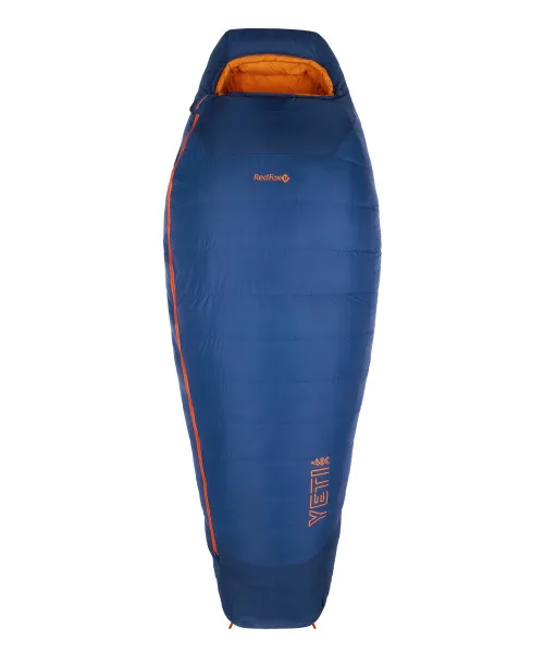 Спальный мешок пуховый Yeti-30C left (Regular, 9723/деним/оранжевый, , , , , )