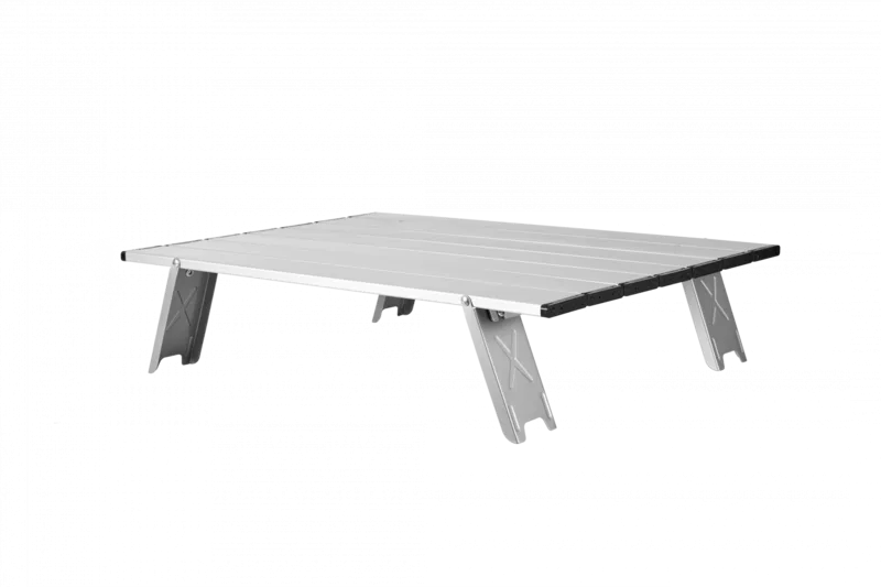 2403 MINI ALUNIUM TABLE L стол скл. алюм (серебристый)