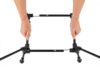 2405 ULTRALIGHT SQUARE LOW CHAIR кресло скл. (черный)
