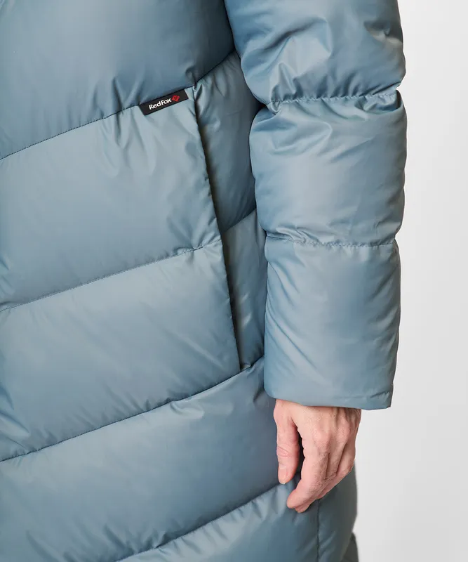 Пальто пуховое Astra Женское (XL, 6800/голубая глина, , , , , )