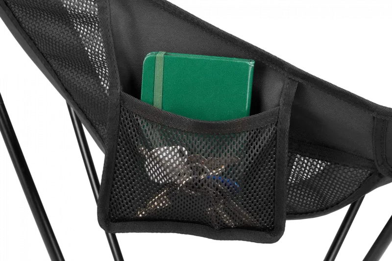 2405 ULTRALIGHT SQUARE LOW CHAIR кресло скл. (черный)