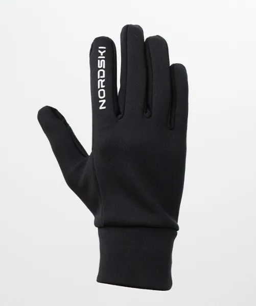 Перчатки Nordski Run Black (7-XS, Black, , , , , )