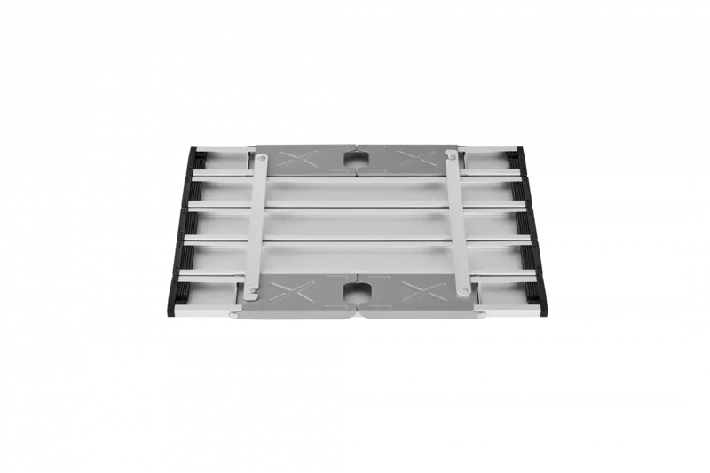 2401 MINI ALUNIUM TABLE S стол скл. алюм (серебристый)