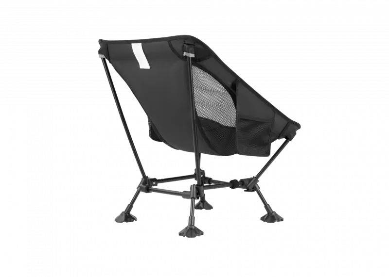 2405 ULTRALIGHT SQUARE LOW CHAIR кресло скл. (черный)