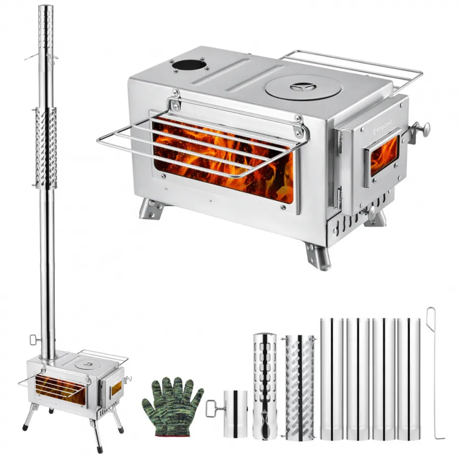 King Camp 2320 hot tent stove plus печка