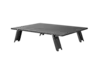 2403 MINI ALUNIUM TABLE L стол скл. алюм (серебристый)