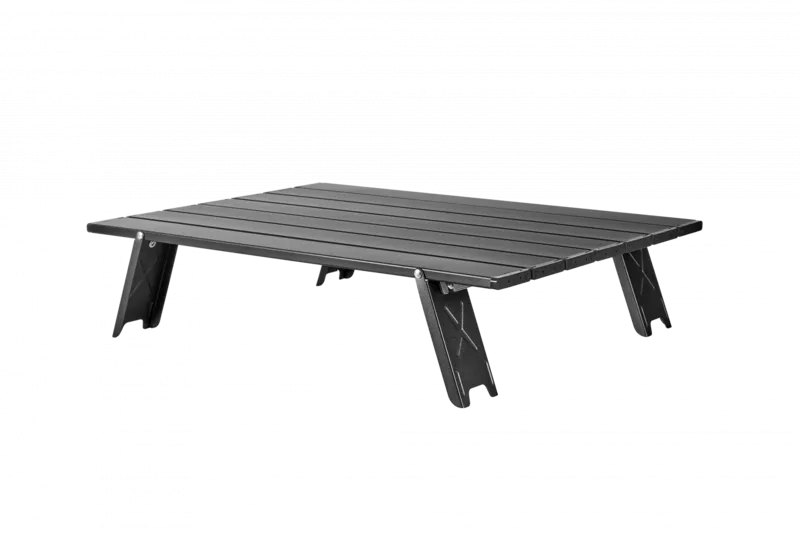 2403 MINI ALUNIUM TABLE L стол скл. алюм (серебристый)