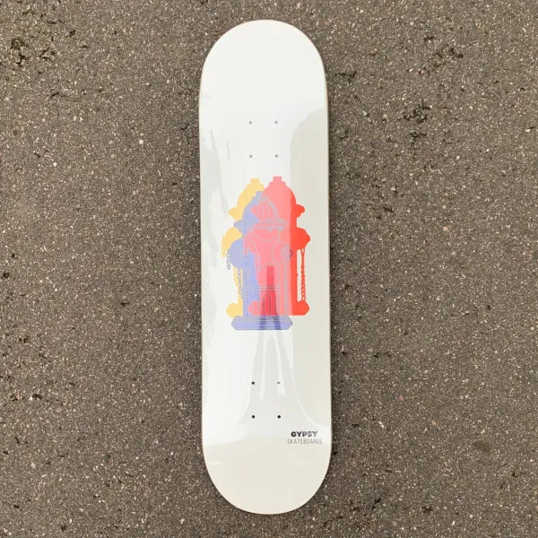 *Дека для скейтборда Gypsy Ollie the Hydrants (mult) 8.375" (, , , , , , )
