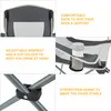 3818 Arms Chair кресло скл. cталь (84Х50Х96, черно-серый)