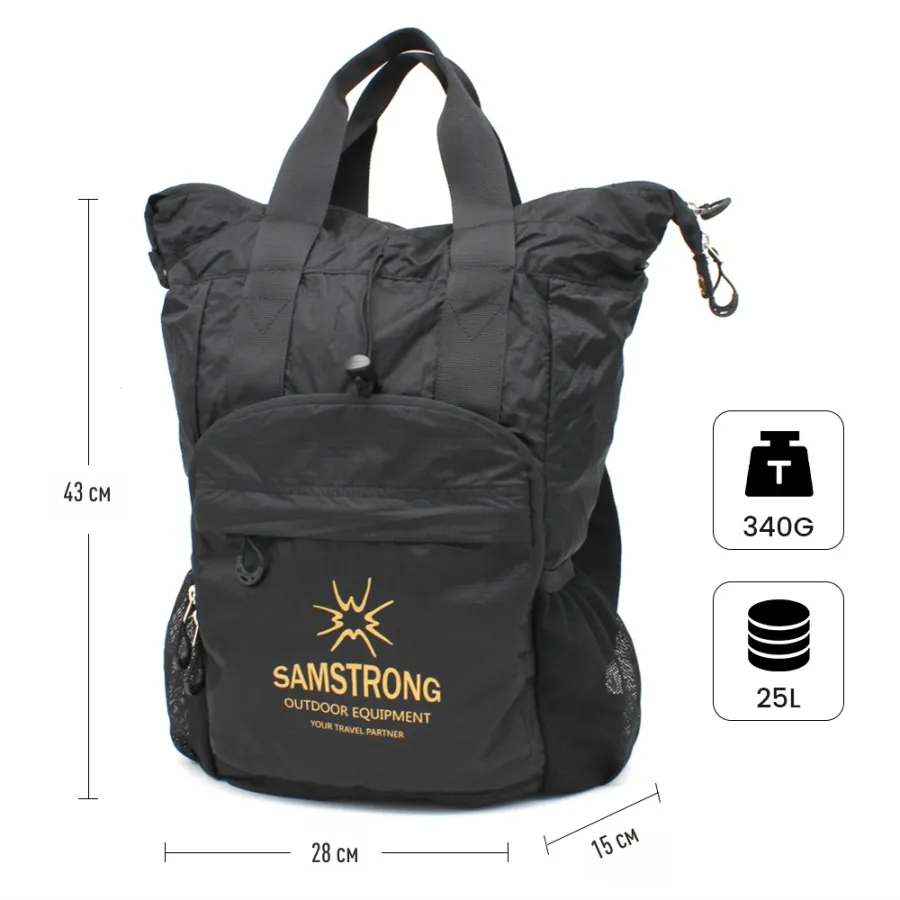 B0255 ULTRA-LIGHT BACKPACK склад. сумка-рюкзак (фиолетовый)