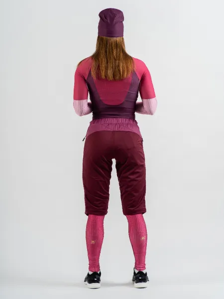 *Шорты NONAME SKI SHORTS 24 WOS WINE RED/DK RASBERRY (4-S, WINE RED/DK RASBERRY, , , , , )