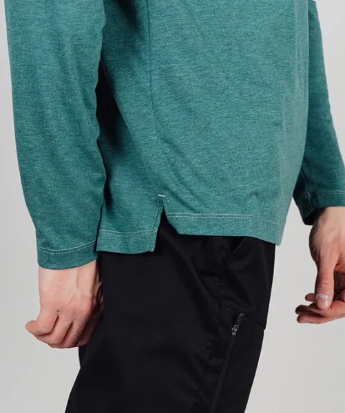 Футболка Nordski Move Alpine Green с длинным рукавом (46, Alpine Green, , , , , )